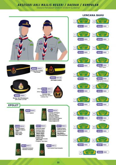 Myscoutshop Katalog 40th Bukit Mertajam Scout Group